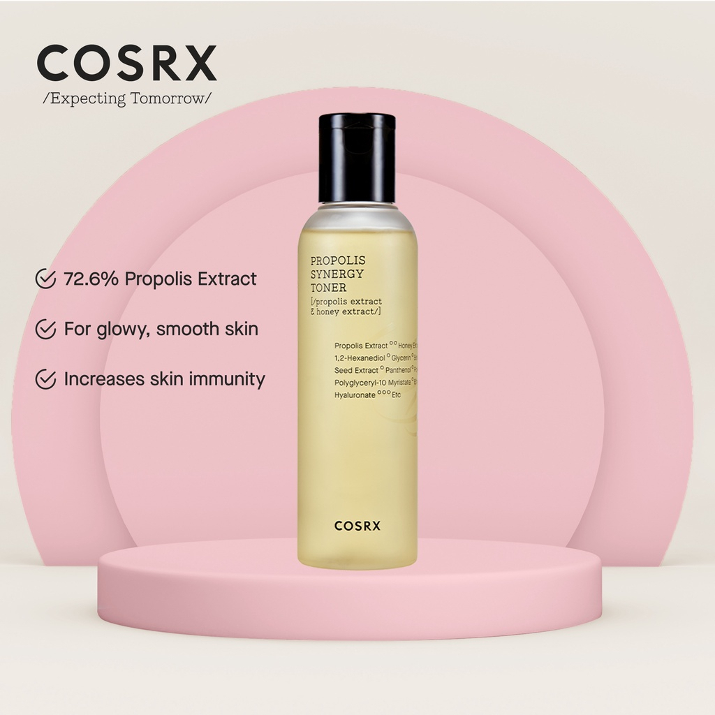 COSRX Propolis Synergy Toner 150ml with 72.6% Propolis Extract for Hydrating, Nourishing, Glowing Skin, Lightweight Daily Facial Care, Moisture Boosting, Soothing Formula Suitable for All Skin Types - View 3 of 3