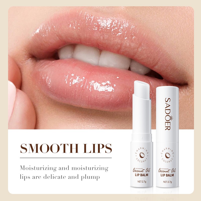 OREC SADOER Nourishing Coconut Oil Lip Balm Moisturizing Lips Shine Hydrated Plump 2.7g(FROM MALAYSIA) - View 2 of 3
