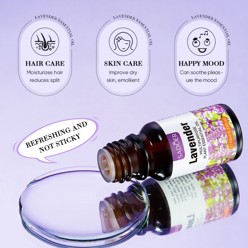 ROREC SADOER Lavender Multipurpose Plant Essential Oil Massage Oil Body Care 10ml(FROM MALAYSIA) - View 2 of 3