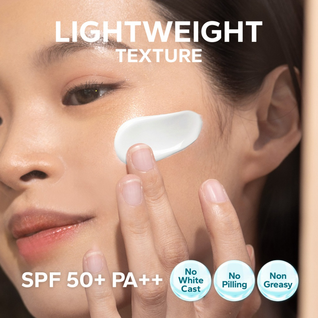 AMATERASUN UV Sunscreen Serum SPF 50+ PA++ Lightweight Broad Spectrum Sun Protection Serum for Face, Hydrating Daily UV Defense, Skin Barrier Protection, Non-Greasy Invisible Finish, 50ml Skincare Solution - View 3 of 3