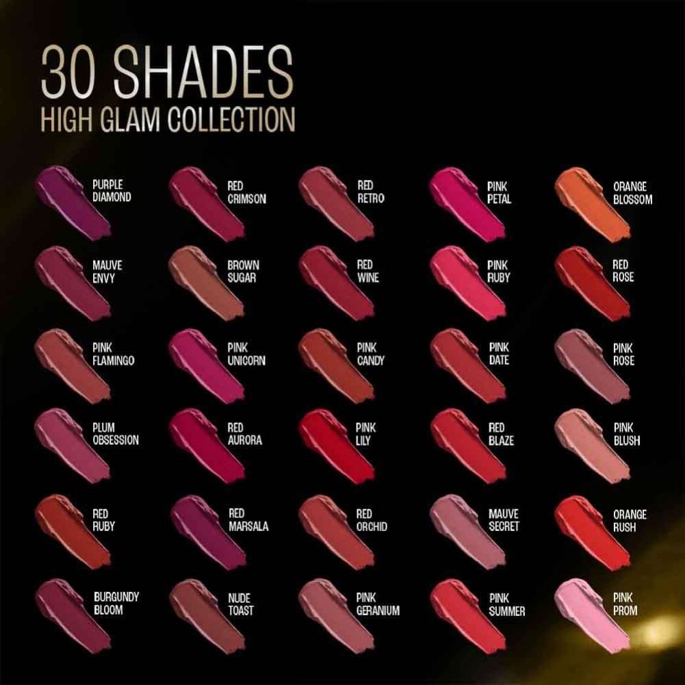 Lakme Forever Matte Lipstick, Waterproof, Non Drying, Creamy Matte Bullet Lipstick Made With French Rose Oil Extracts, Red Crimson, 4.5g - View 3 of 8
