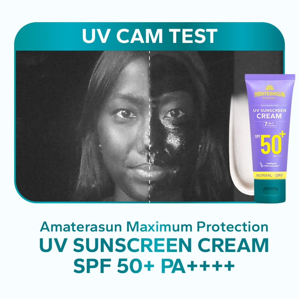 AMATERASUN Real SPF Certified UV Sunscreen Cream SPF 50+ PA++++ Hydrating Sunscreen for Dry Skin, Moisture-Boosting Broad Spectrum UV Protection, Nourishing Daily Face Cream, Anti-Dryness Sun Defense - View 2 of 3
