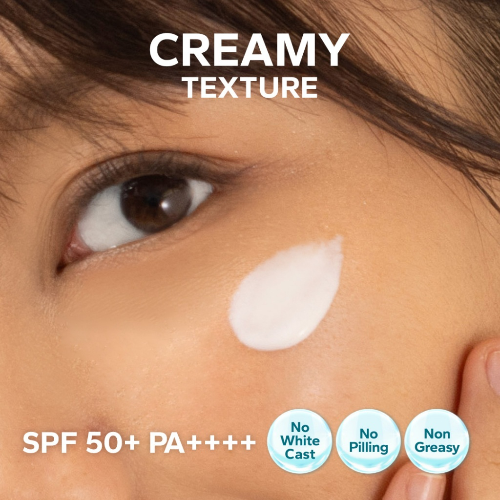 AMATERASUN Real SPF Certified UV Sunscreen Cream SPF 50+ PA++++ Hydrating Sunscreen for Dry Skin, Moisture-Boosting Broad Spectrum UV Protection, Nourishing Daily Face Cream, Anti-Dryness Sun Defense - View 3 of 3