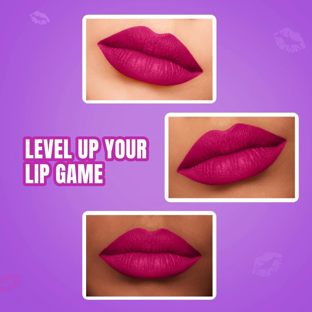 Elle 18 Color Pop Matte Lip Color, W15, Winter Berry, 4.3 g - View 4 of 9