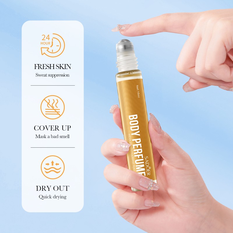 ROREC SADOER Indolent Deodorant Roll-On Body Perfume Fragrance 10ml(FROM MALAYSIA) - View 2 of 3