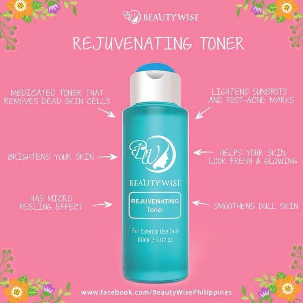 Beauty Wise Rejuv Toner 60ml Brightening Facial Toner for Skin Radiance and Pore Minimizing, Anti-Aging Hydrating Toner for Smoother, Younger-Looking Clear Skin Daily Skincare Treatment Gentle Formula Dermatology Inspired Care - View 3 of 3