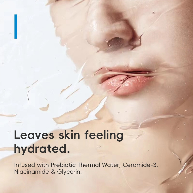 JOYVIN Hydrating Gentle Face Cleanser with Niacinamide and Ceramides 400ml Moisturizing Facial Wash for Normal to Dry Sensitive Skin, Barrier Support Daily Cleanser for Soft Healthy Hydrated Skin Care - View 3 of 3