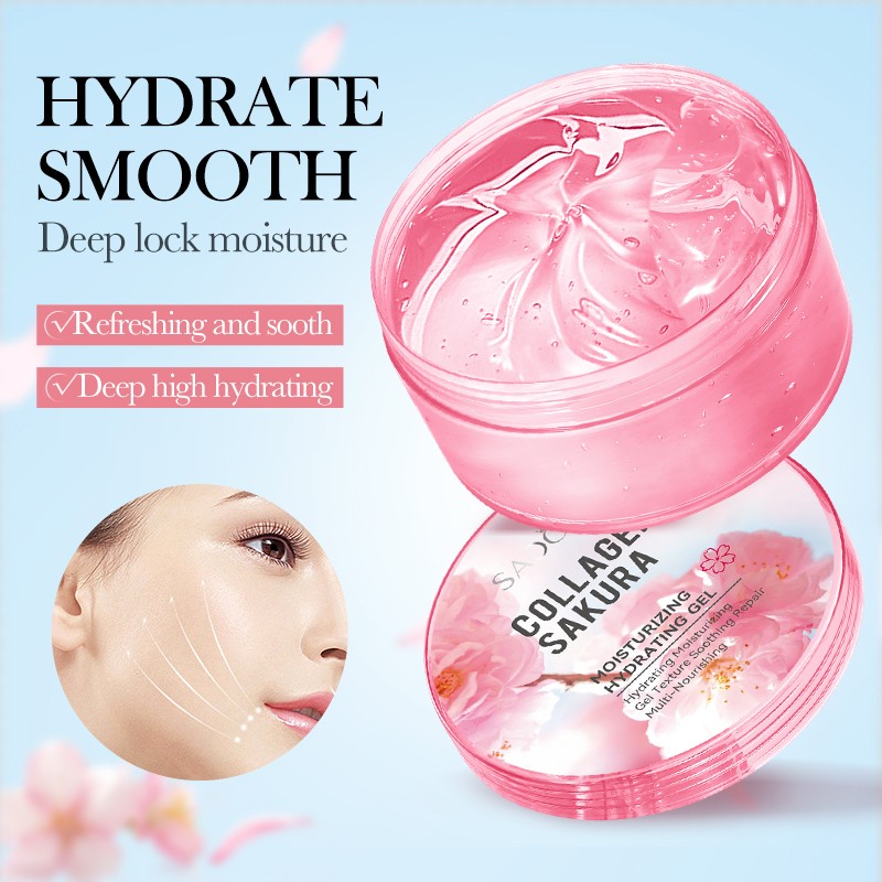 ROREC SADOER Collagen Sakura Moisturizing Hydrating Gel Texture Soothing Repair Multi-Nourishing 300g(FROM MALAYSIA) - View 3 of 3