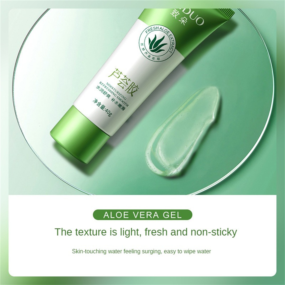 Lameila Aloe Vera Gel 40g Hydrating Moisturizing Skin Care Formula for Soothing Repair Nourishing Hydration Smooth Soft Tender Healthy Glowing Skin Suitable for Daily Face and Body Use Lightweight NonSticky - View 3 of 3