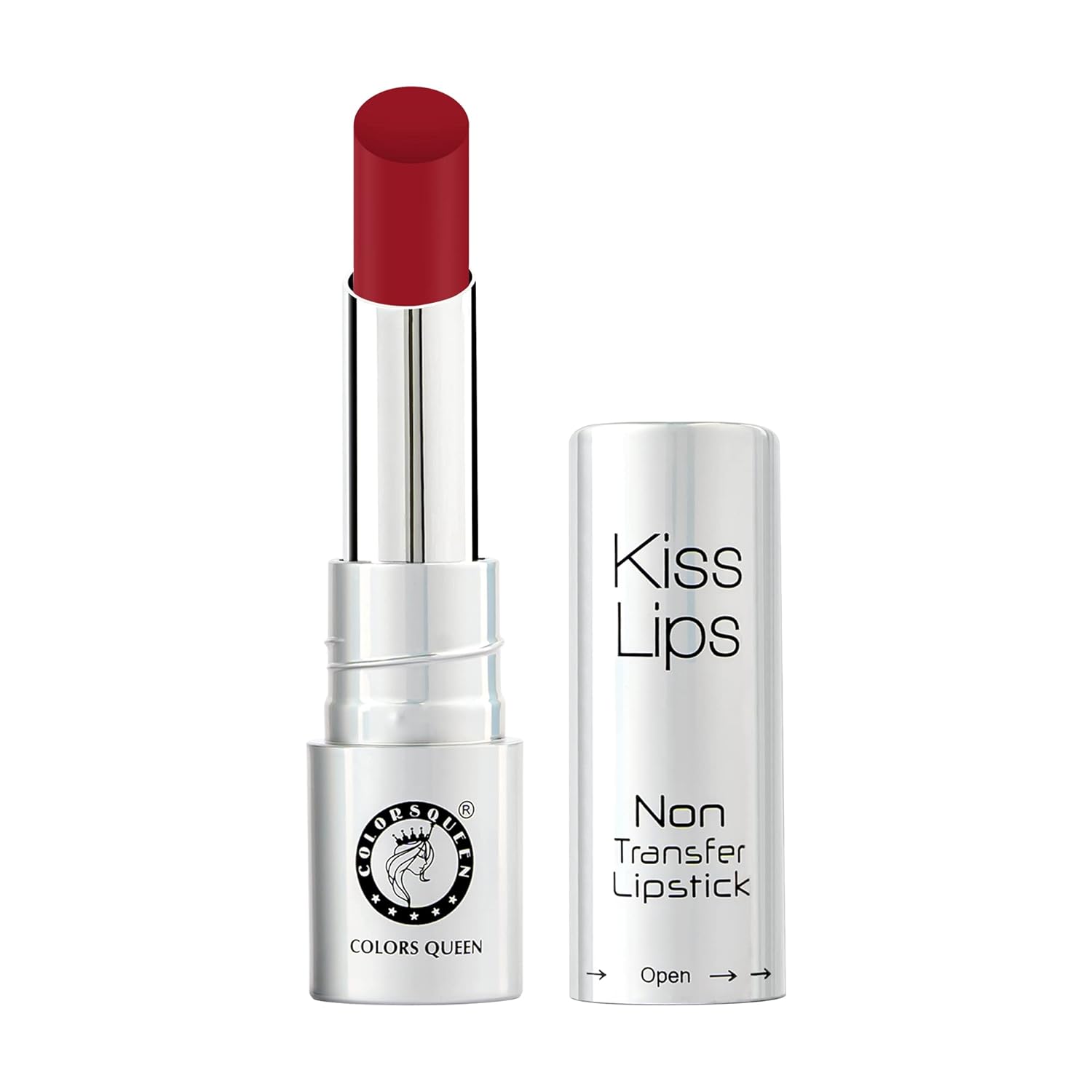 Colors Queen Kiss Lips Matte Lipstick | Smudge Proof & Non Transfer | Creamy Matte Long Stay Lipstick for Women (16 - Rich Red) - View 3 of 4