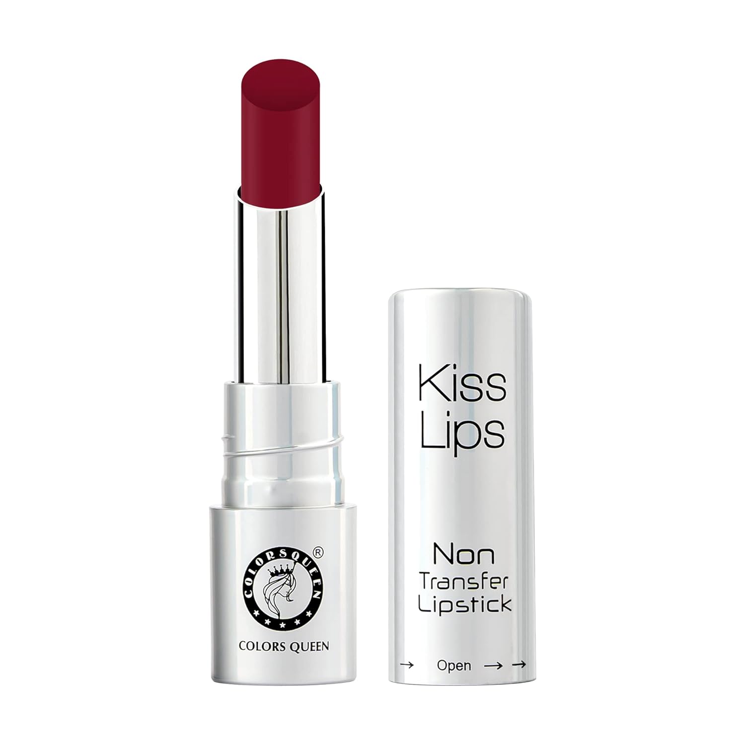 Colors Queen Kiss Lips Matte Lipstick | Smudge Proof & Non Transfer | Creamy Matte Long Stay Lipstick for Women (04 - Sexy Coral) - View 3 of 4