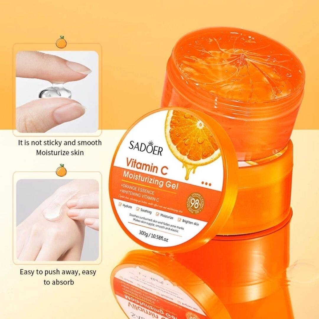 PEPO - SADOER Moisturizing Gel Vitamin C - Hydrate, Moisturize, Brightening, Soothing (300g)(from malaysia) - View 2 of 3