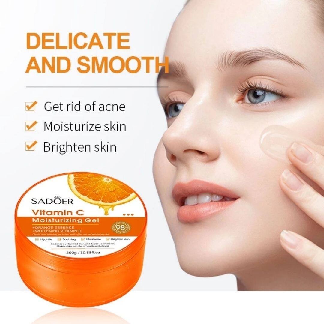 PEPO - SADOER Moisturizing Gel Vitamin C - Hydrate, Moisturize, Brightening, Soothing (300g)(from malaysia) - View 3 of 3
