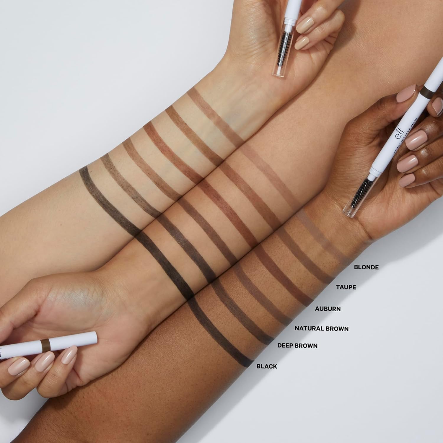 e.l.f. Instant Lift Brow Pencil, Dual-Sided, Precise, Fine Tip, Shapes, Defines, Fills Brows, Contours, Combs, Tames, Natural Brown, 0.18 g (Pack of 1) - View 5 of 6