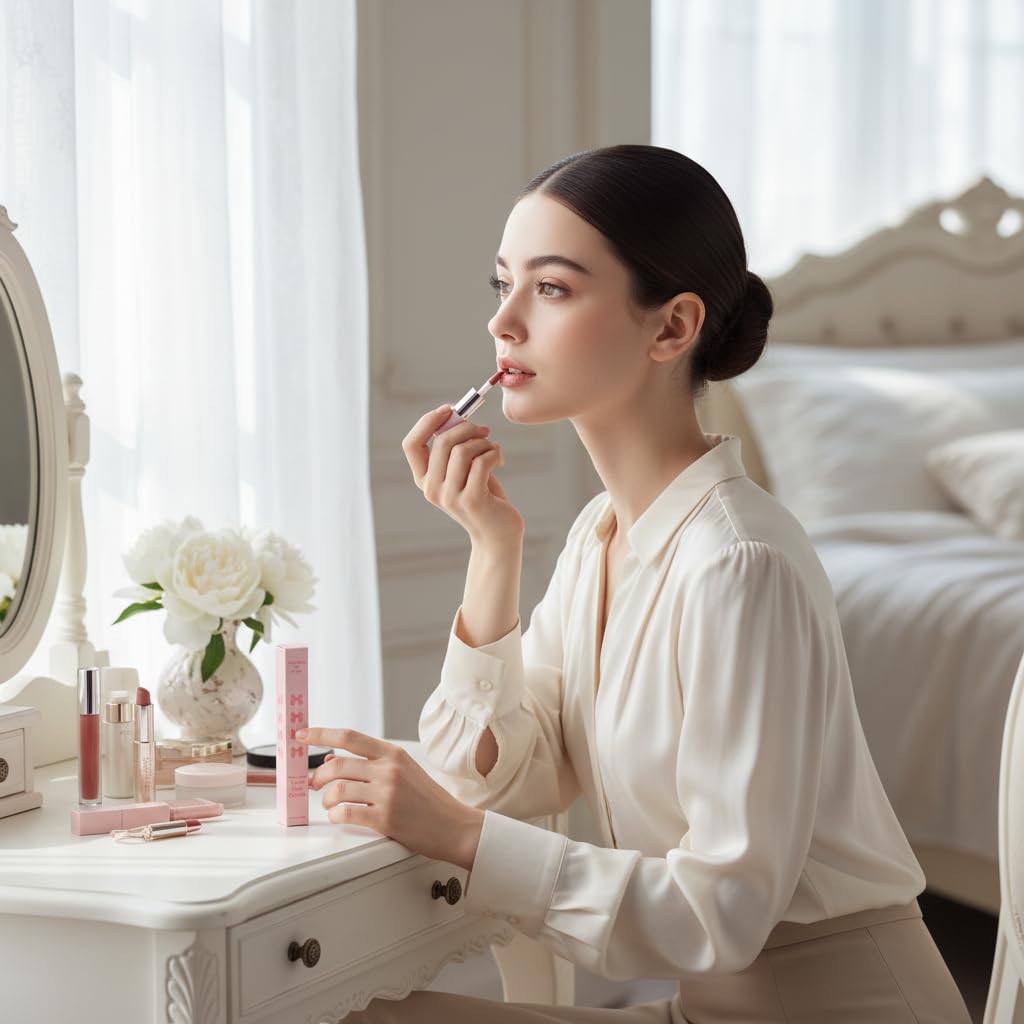 Miniso Bowknot Queen Liquid Matte Lipstick (Mauve Nude) - View 2 of 3