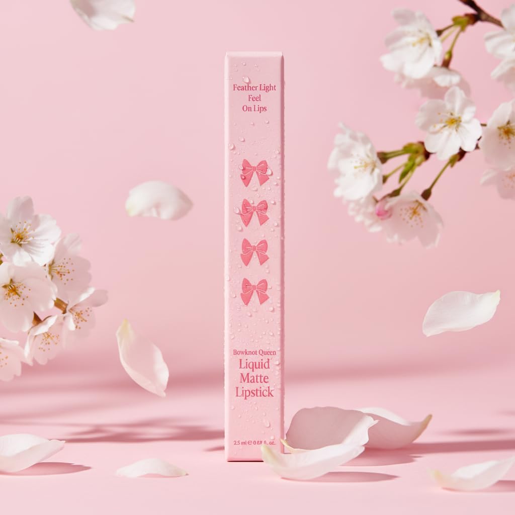 MINISO Bowknot Queen Liquid Matte Lipstick (Pink Nude) - View 2 of 3