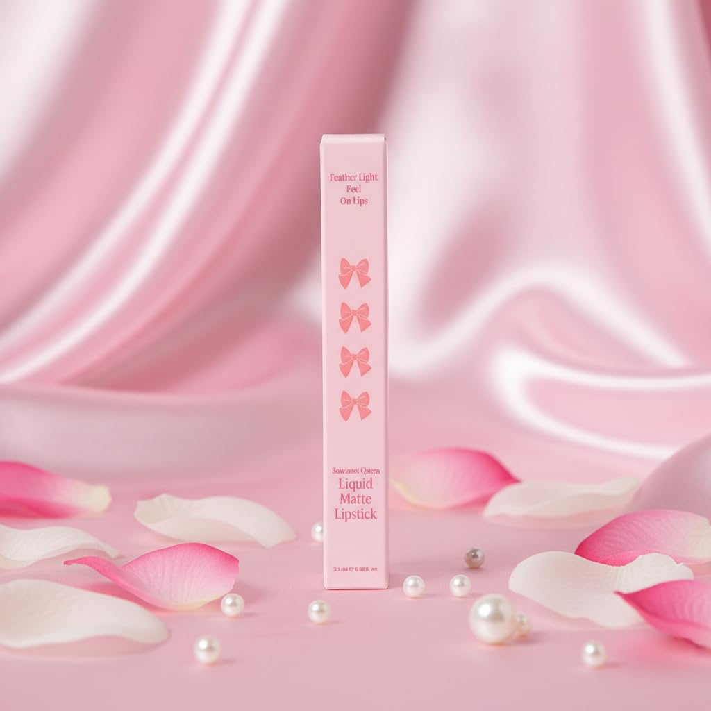 Miniso Bowknot Queen Liquid Matte Lipstick (Warm Nude) - View 2 of 3