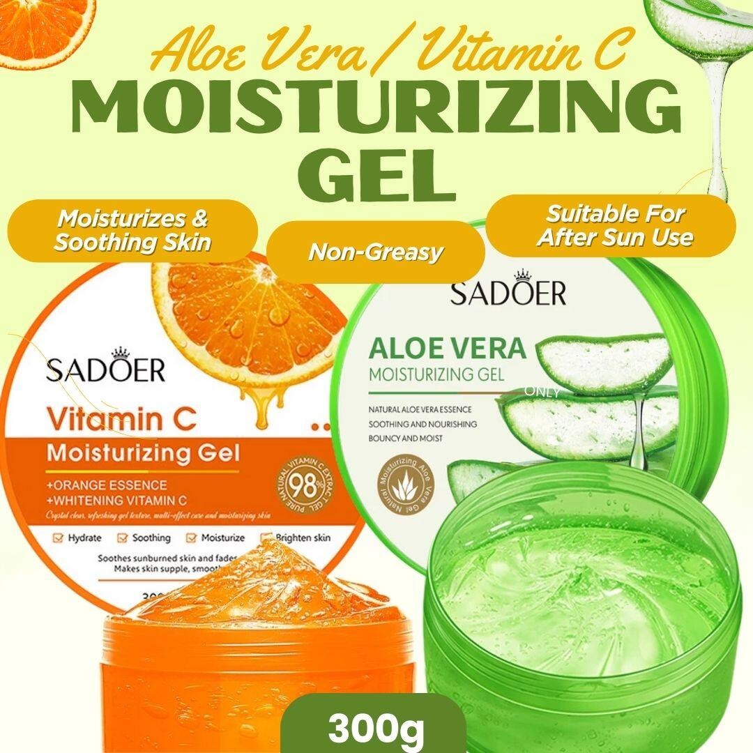 PEPO - SADOER Moisturizing Gel Aloe Vera - Hydrate, Moisturize, Brightening, Soothing (300g)(from malaysia) - View 3 of 3