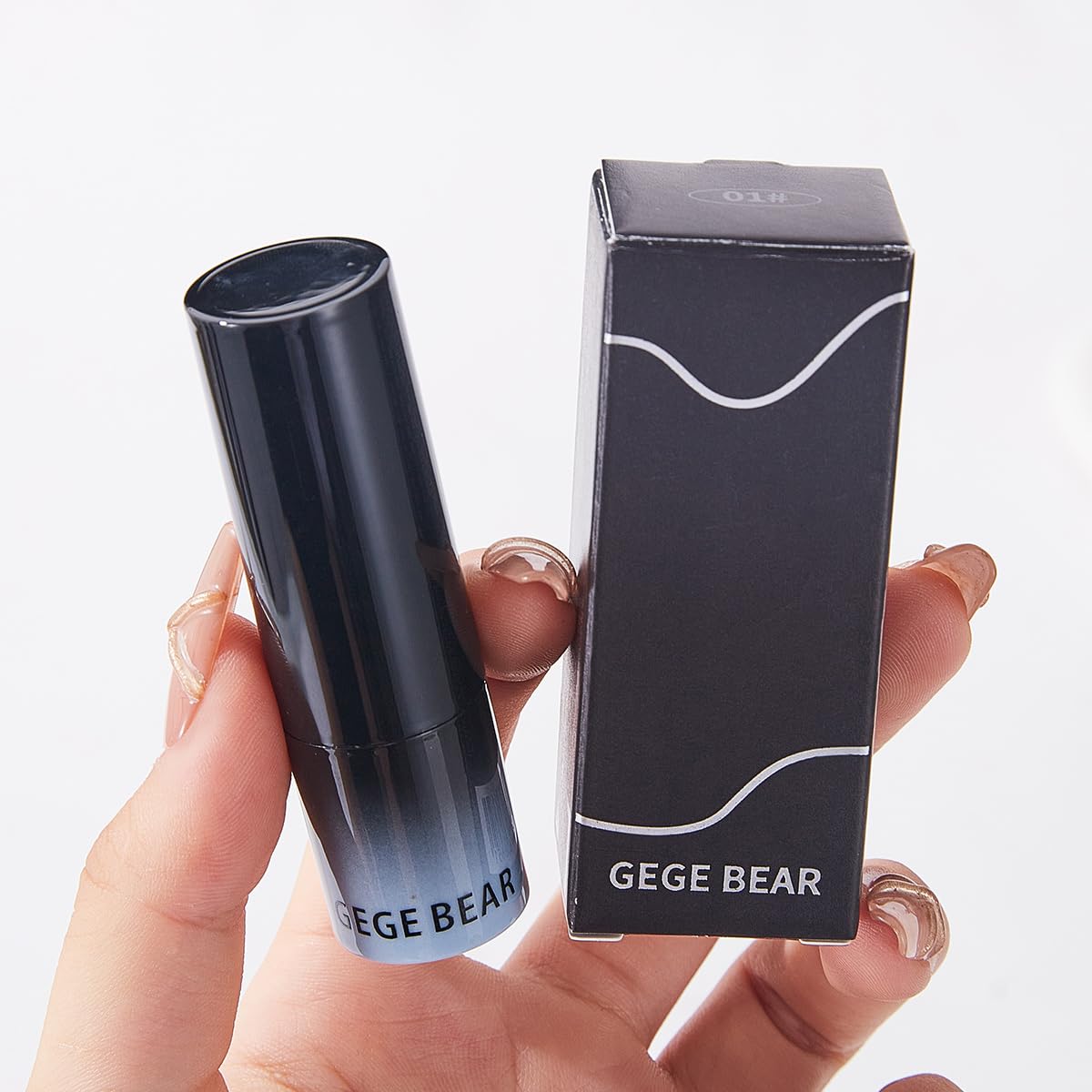 Gege Bear 2-In-1 Lip And Cheek Color Stick | Lightweight Moisturizing Formula | Glossy Shades Soft And Soft, Wave & Rumor | Lipstick With Cream Blush Finish | Buildable Pigment, Thin Light Moist Texture | Versatile Multi-Use Makeup Stick For Girls, Teens & Women (03#Rumor, 4g) - View 4 of 7