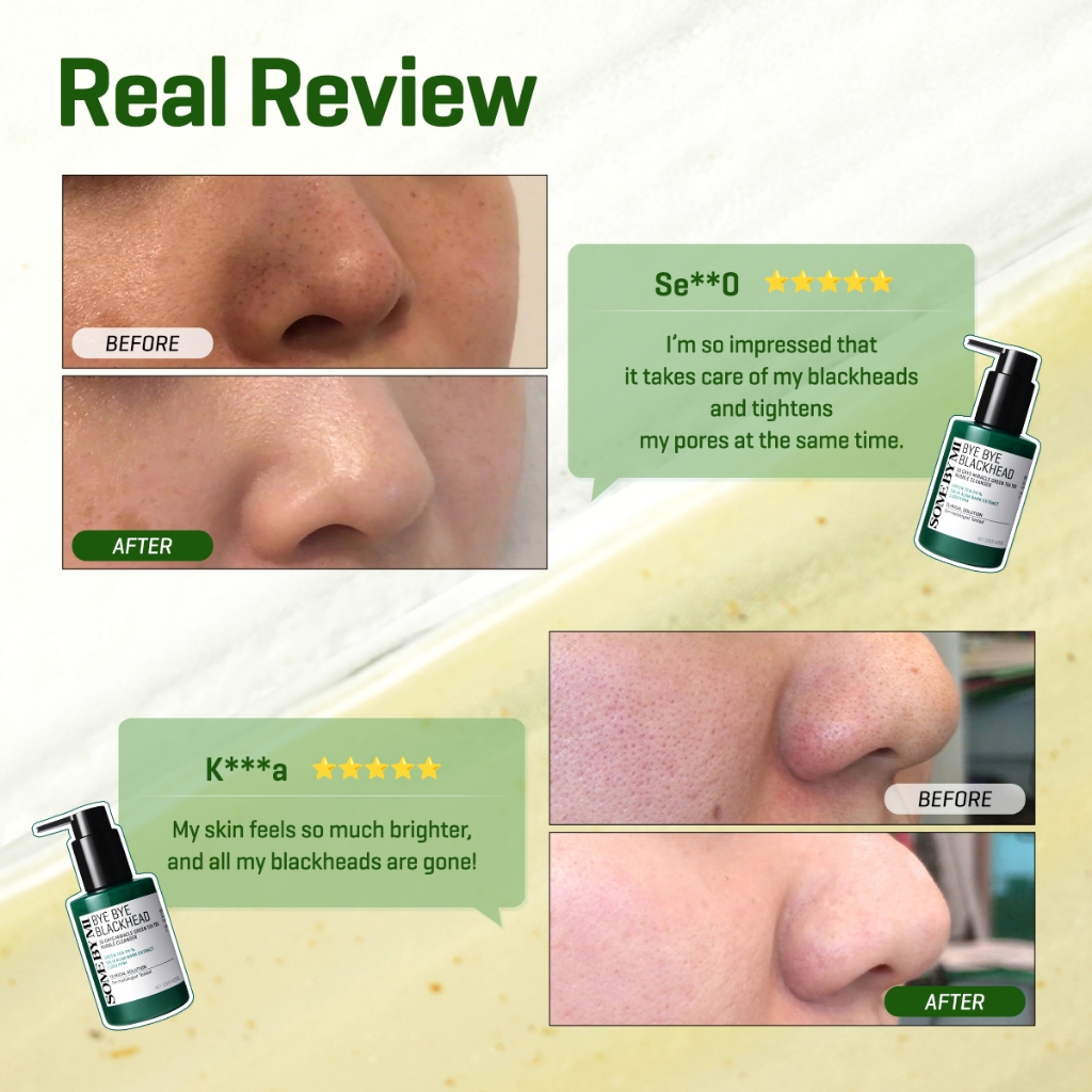 SOME BY MI Bye Bye Blackhead 30 Days Miracle Green Tea Tox Bubble Cleanser 120g pore care bubble cleanser with green tea and natural BHA helping remove blackheads unclog pores and refresh skin daily. - View 3 of 3