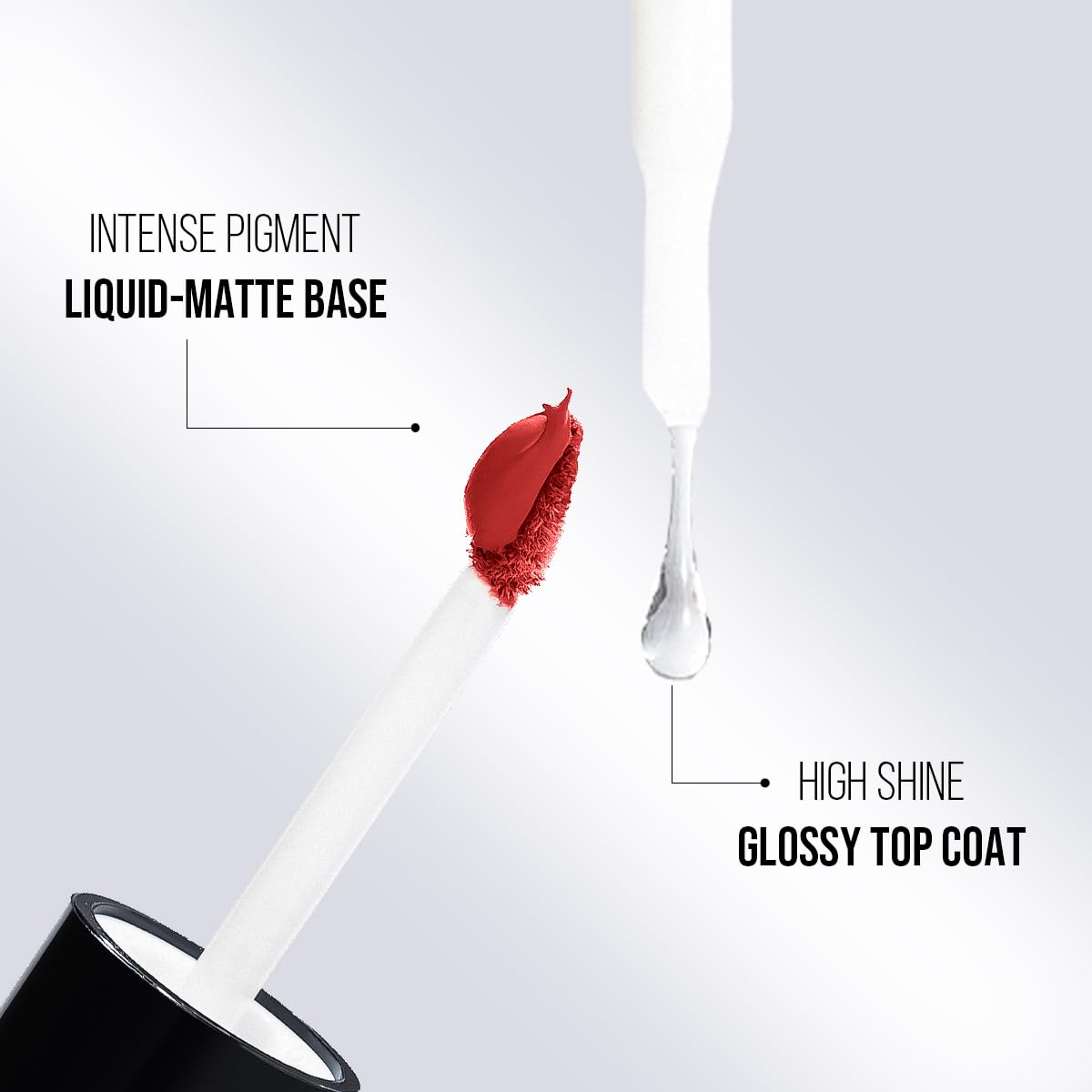 Staze Gloss Lock 2-in-1 Liquid Lipstick | Matte Lipstick + High-Shine Transferproof Gloss | 12H Long-lasting | Intense Pigment | Lightweight & Waterproof | 06 I'm Feisty | 7g - View 4 of 5