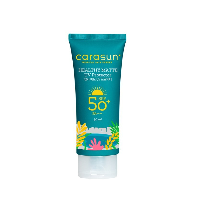 CARASUN Healthy Matte UV Protector SPF50+ PA++++ 30ml lightweight matte sunscreen providing strong UV protection helping control excess oil reduce shine and keep skin smooth fresh and comfortable daily use. - View 3 of 3