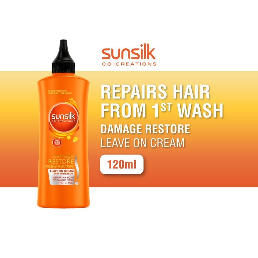SUNSILK Damage Reconstruction Leave On Repair Cream 120 ml(FROM MALAYSIA) - View 2 of 3