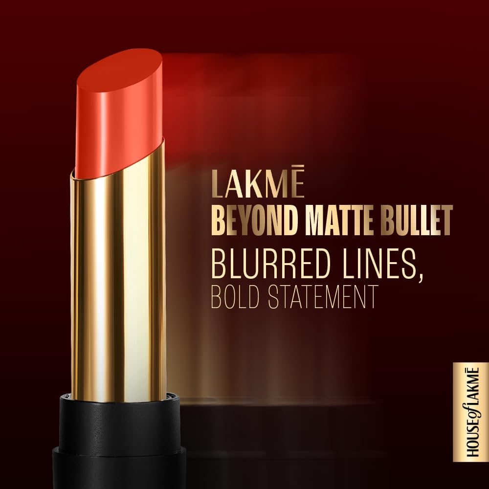 Lakme Absolute Beyond Matte Lip 401 OrangeOasis 3.4gm - View 2 of 10