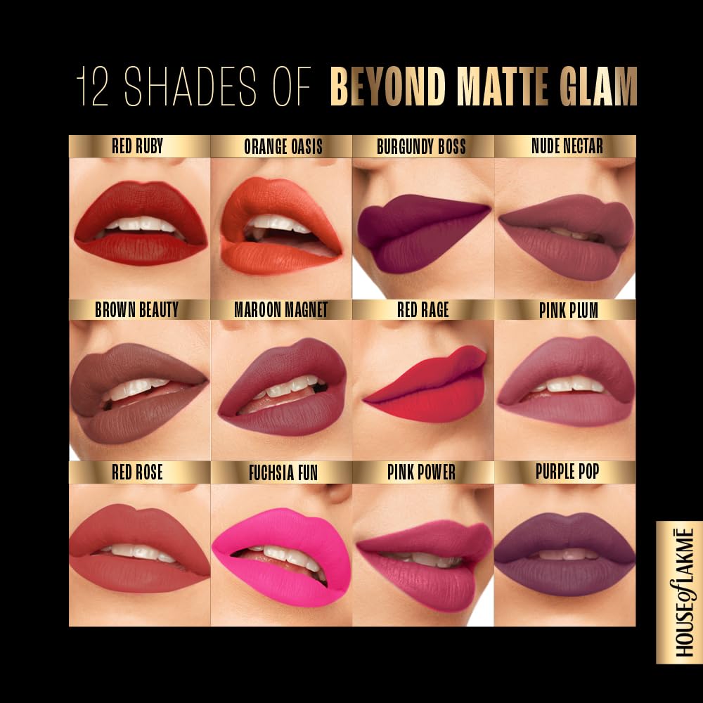 Lakme Absolute Beyond Matte Lip 401 OrangeOasis 3.4gm - View 4 of 10