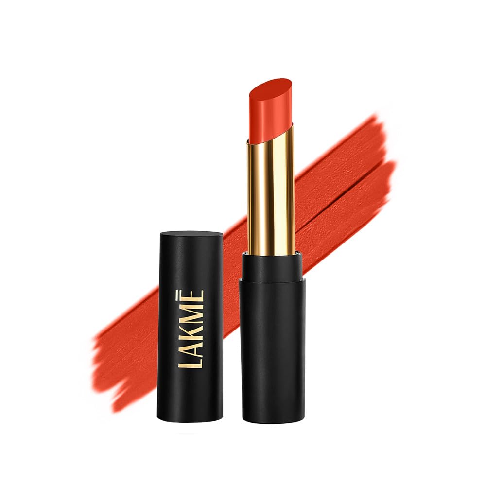 Lakme Absolute Beyond Matte Lip 401 OrangeOasis 3.4gm - View 10 of 10