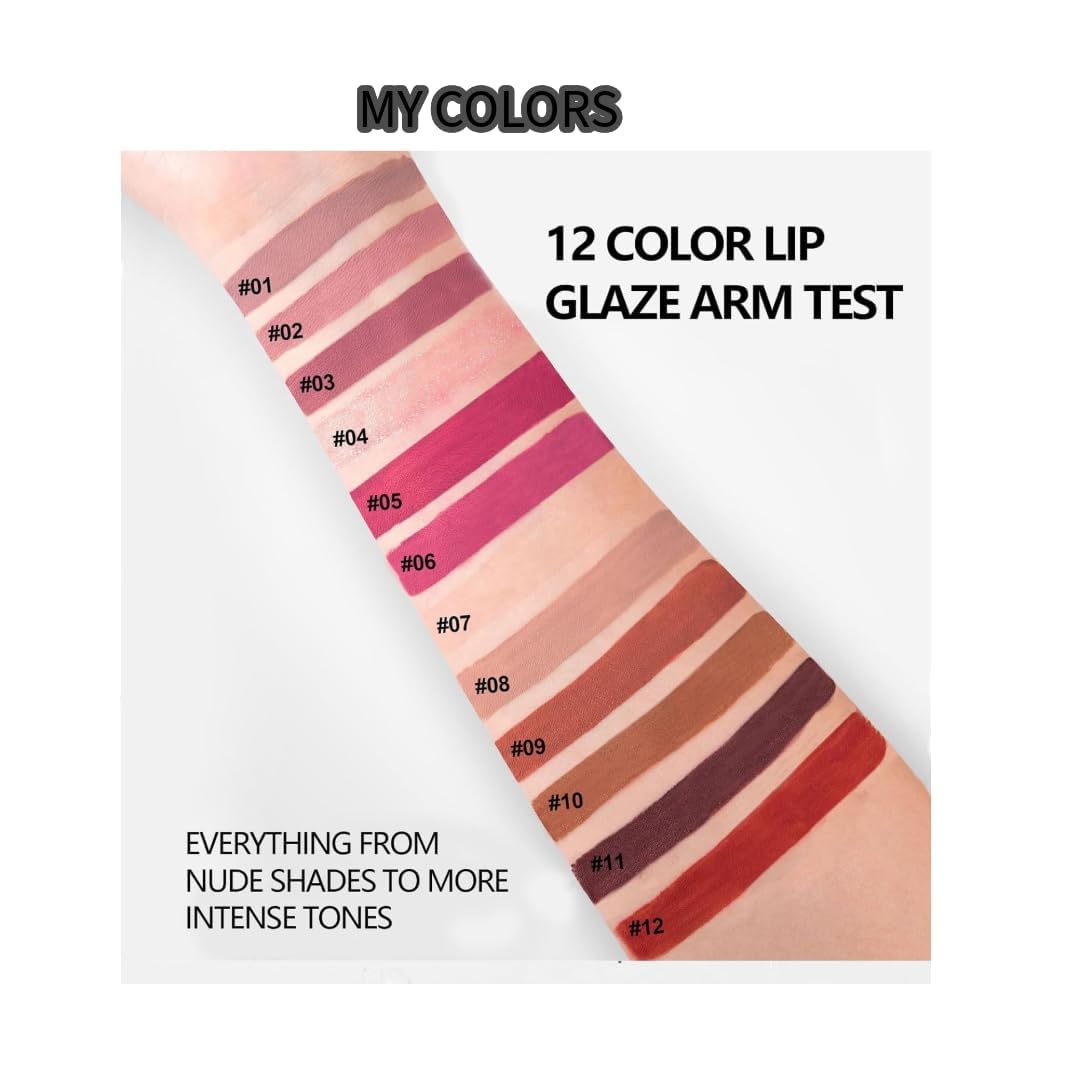 My Colors 6 Pc Lip Oil Set - Hydrating Lip Glow Oil Kit With High Shine & Plumping Glass Lip Gloss - View 4 of 5