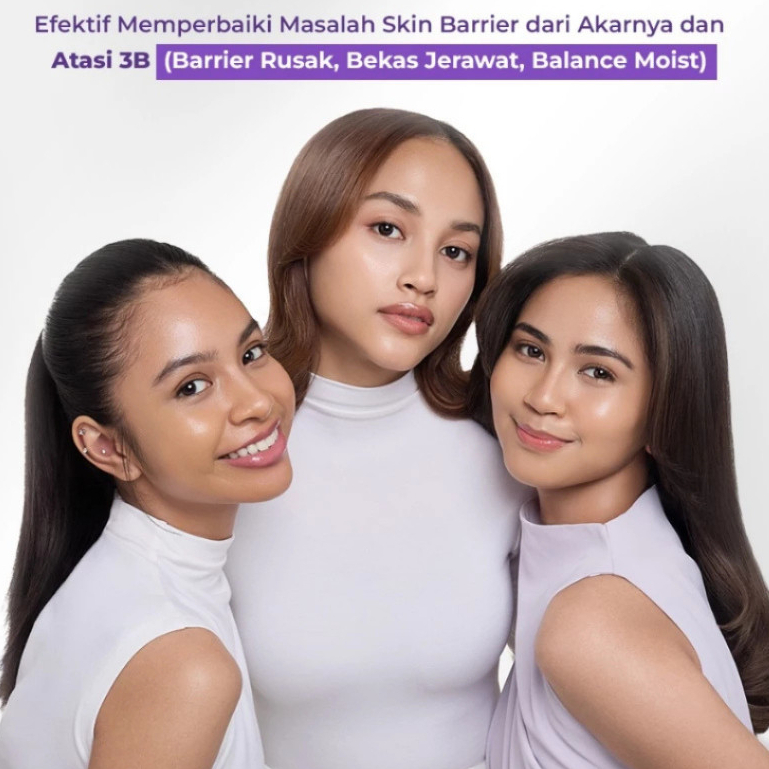 FACETOLOGY Moisturizer Triple Care 5% Panthenol Barrier Boost Gel Skin Hydrating Soothing Repair Face Moisturizer 40g | Evendic Beauty - View 3 of 3