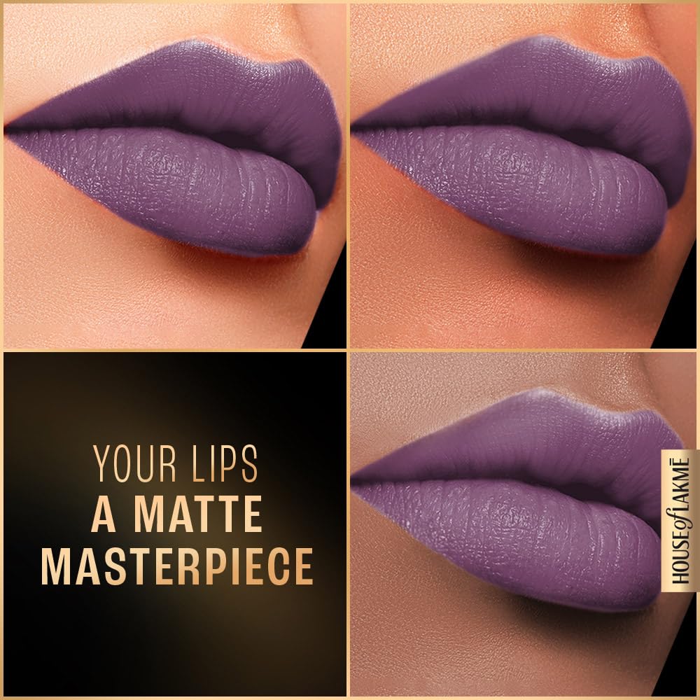 Lakme Forever Matte Liquid Lip Colour, Long-Lasting Liquid Lipstick, Lightweight & Transferproof, Smudgeproof - Rich Mahogany 5.6ml - View 3 of 6