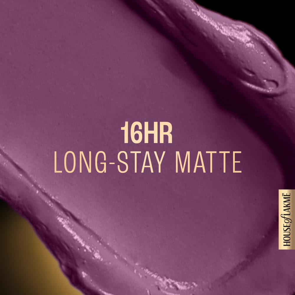 Lakme Forever Matte Liquid Lip Colour, Long-Lasting Liquid Lipstick, Lightweight & Transferproof, Smudgeproof - Rich Mahogany 5.6ml - View 4 of 6