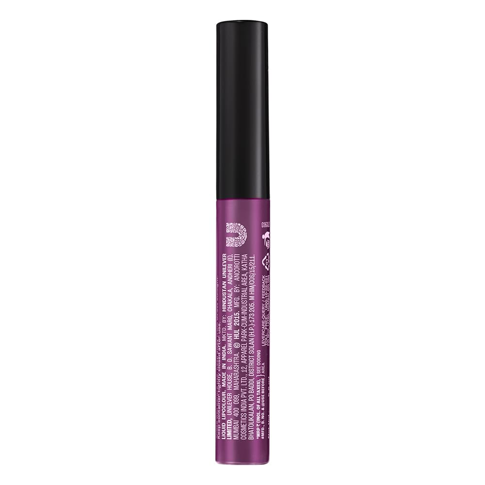 Lakme Forever Matte Liquid Lip Colour, Long-Lasting Liquid Lipstick, Lightweight & Transferproof, Smudgeproof - Rich Mahogany 5.6ml - View 6 of 6