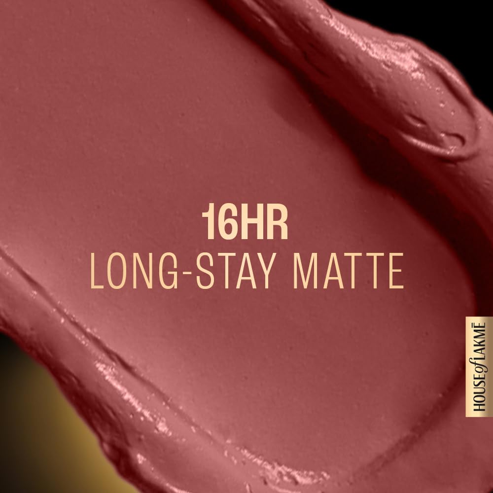 LAKMÉ LAKM Lakme Forever Matte Liquid Lip Colour, Long-Lasting Lipstick, Lightweight & Transferproof, Smudgeproof - Brown Sheer 5.6ml | 6Ml - View 6 of 8