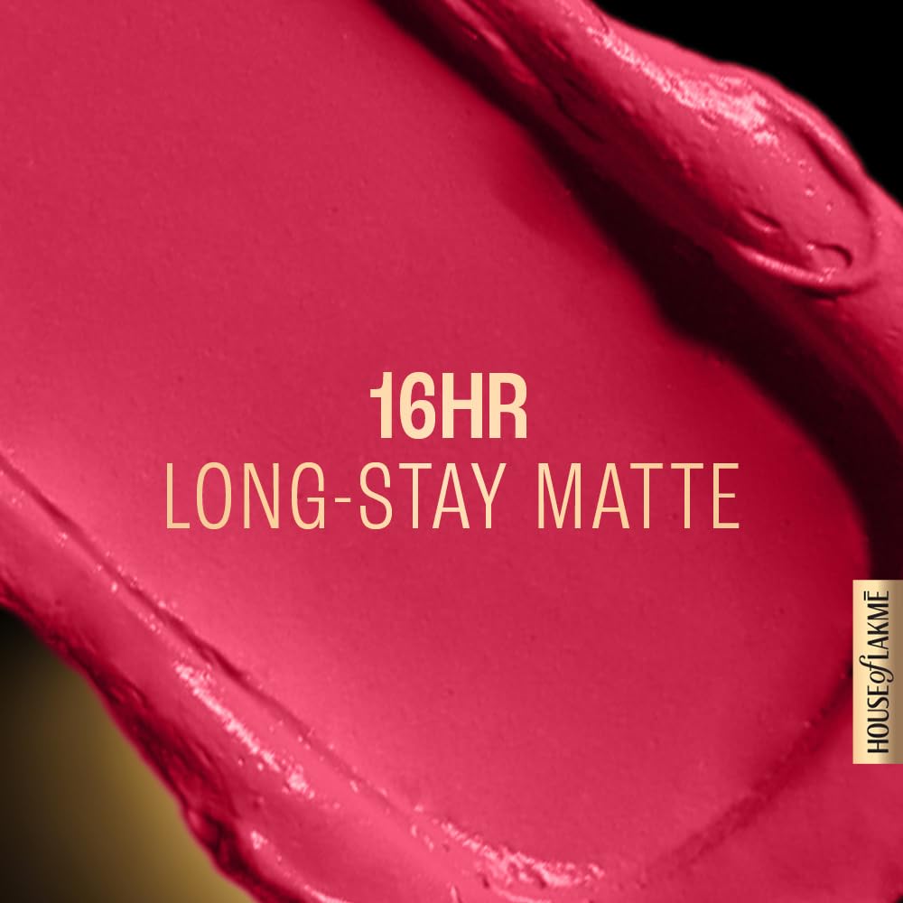 Lakme Forever Matte Liquid Lip Colour, Long-Lasting Liquid Lipstick, Lightweight & Transferproof, Smudgeproof - Cherry love 5.6ml - View 6 of 8