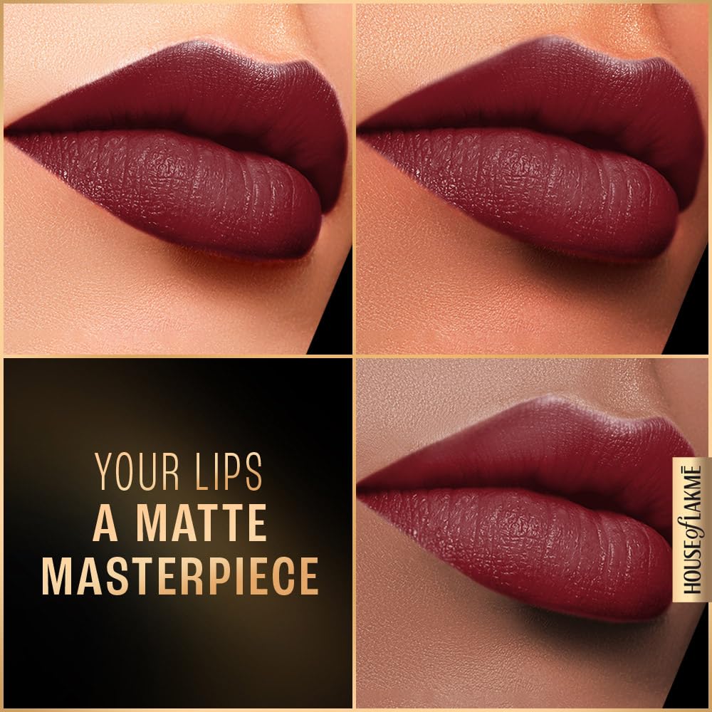 Lakmé Forever Matte Liquid Lip Colour, Crimson Rose, 5.6 ml - View 5 of 8