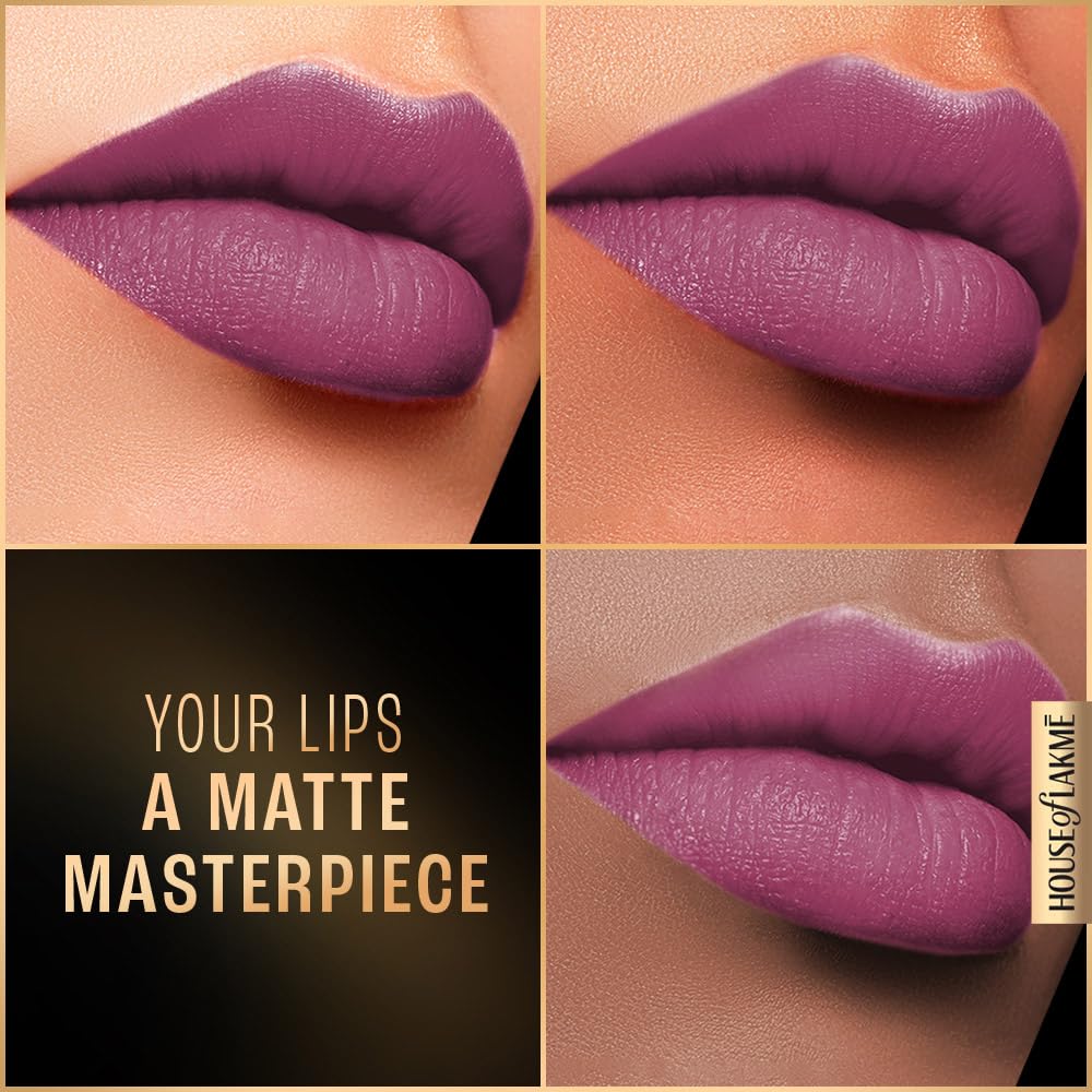 Lakmé Forever Matte Liquid Lip Colour, Fuschia Chic, 5.6 ml - View 4 of 7