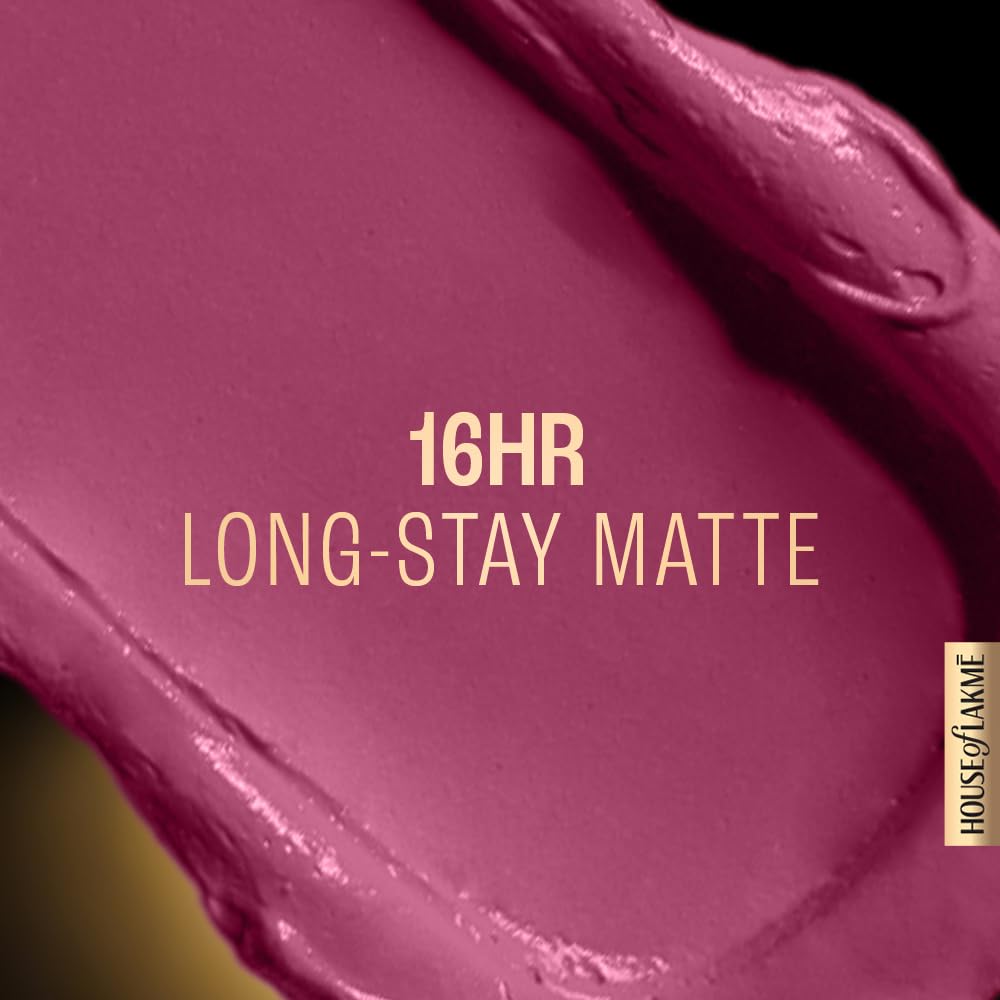 Lakmé Forever Matte Liquid Lip Colour, Fuschia Chic, 5.6 ml - View 5 of 7