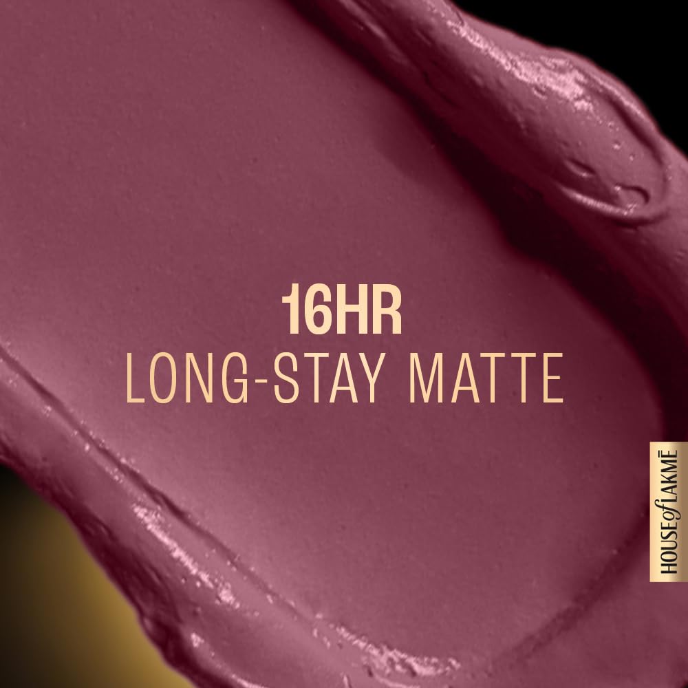 LAKMÉ Forever Matte Liquid Lip Colour, Long-Lasting Liquid Lipstick, Lightweight & Transferproof, Smudgeproof - Mauve Ecstasy, 5.6ml - View 5 of 7
