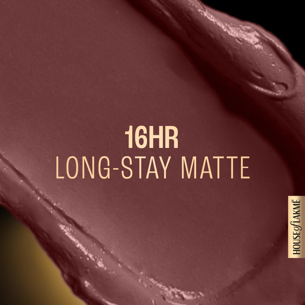 Lakme Forever Matte Liquid Lip Colour, Long-Lasting Liquid Lipstick, Lightweight & Transferproof, Smudgeproof - Mauve Party, 5.6ml - View 6 of 8