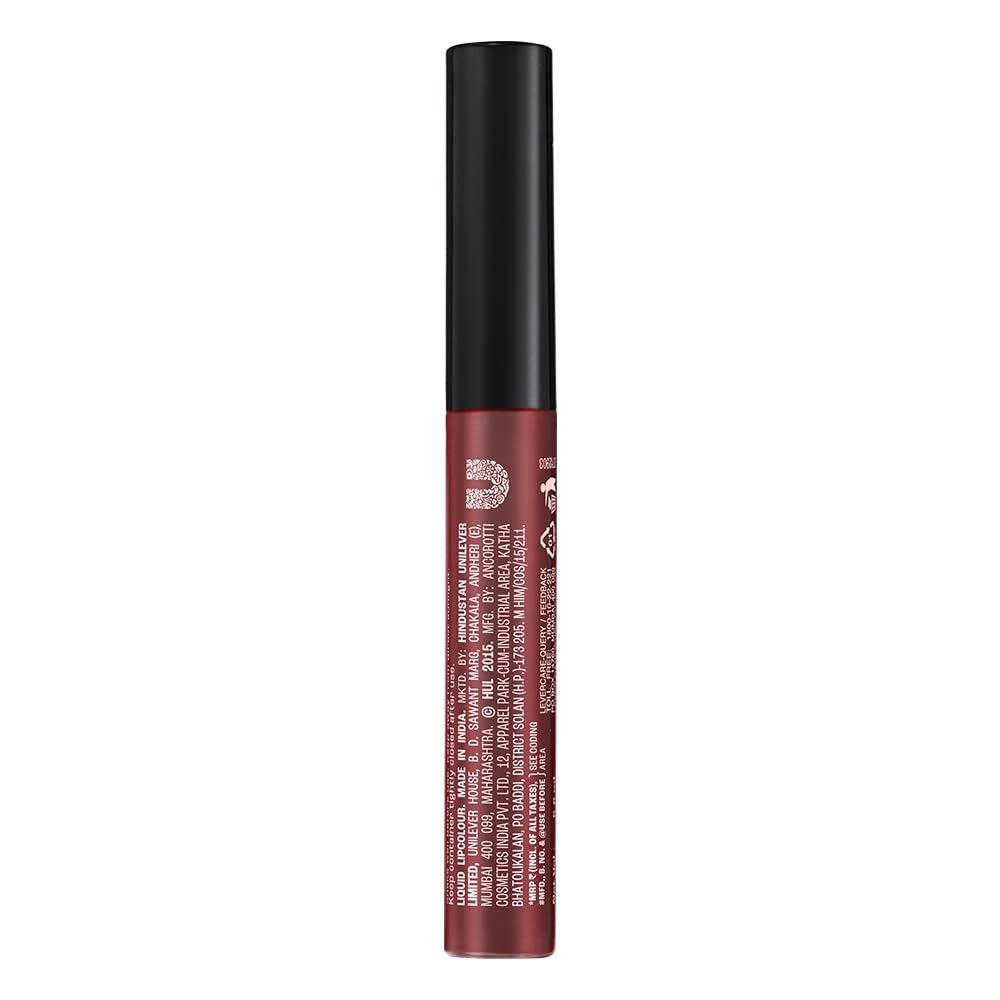 Lakme Forever Matte Liquid Lip Colour, Long-Lasting Liquid Lipstick, Lightweight & Transferproof, Smudgeproof - Mauve Party, 5.6ml - View 8 of 8