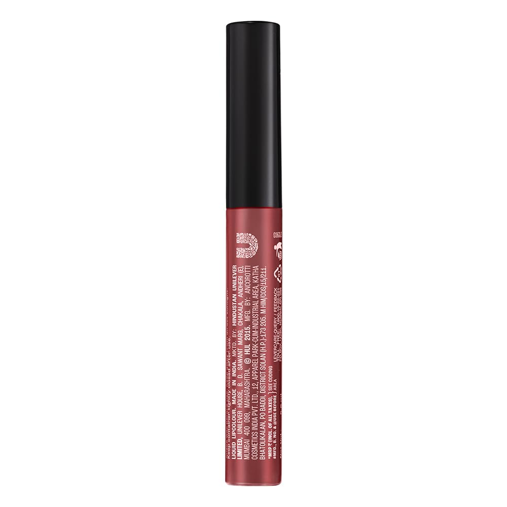 Lakme Forever Matte Liquid Lip Colour, Long-Lasting Liquid Lipstick, Lightweight & Transferproof, Smudgeproof - Nude Bloom 5.6ml - View 7 of 7