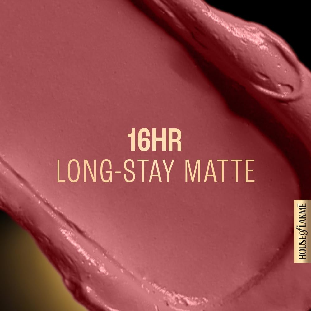 Lakme Forever Matte Liquid Lip Colour, Long-Lasting Liquid Lipstick, Lightweight & Transferproof, Smudgeproof - Nude Charm 5.6ml - View 2 of 8
