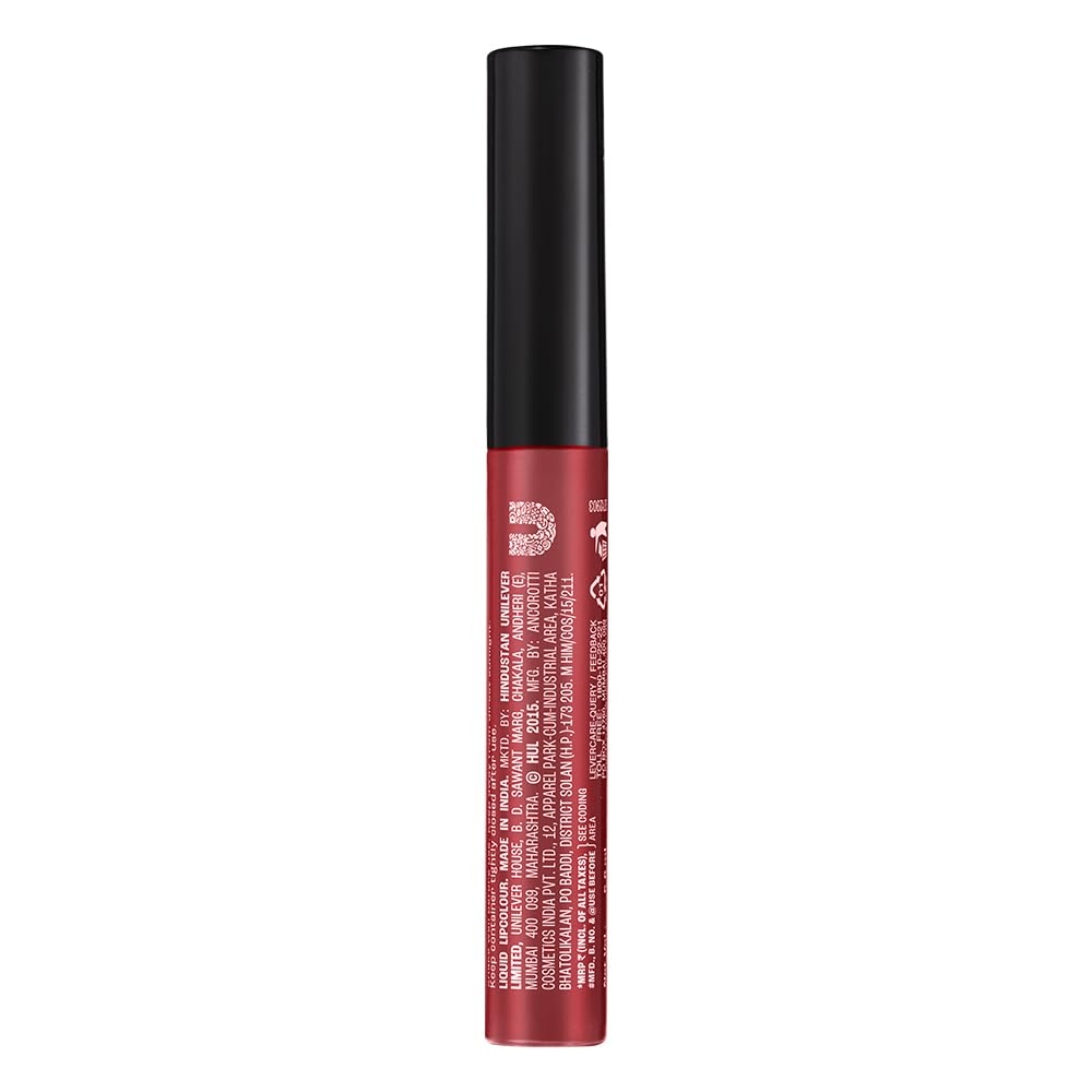 Lakme Forever Matte Liquid Lip Colour, Long-Lasting Liquid Lipstick, Lightweight & Transferproof, Smudgeproof - Nude Charm 5.6ml - View 8 of 8