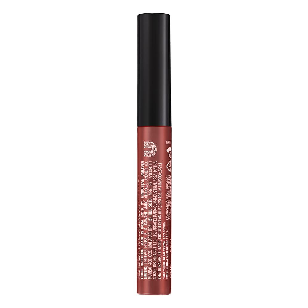 Lakme Forever Matte Liquid Lip Colour, Long-Lasting Liquid Lipstick, Lightweight & Transferproof, Smudgeproof - Nude Hue 5.6ml - View 8 of 8