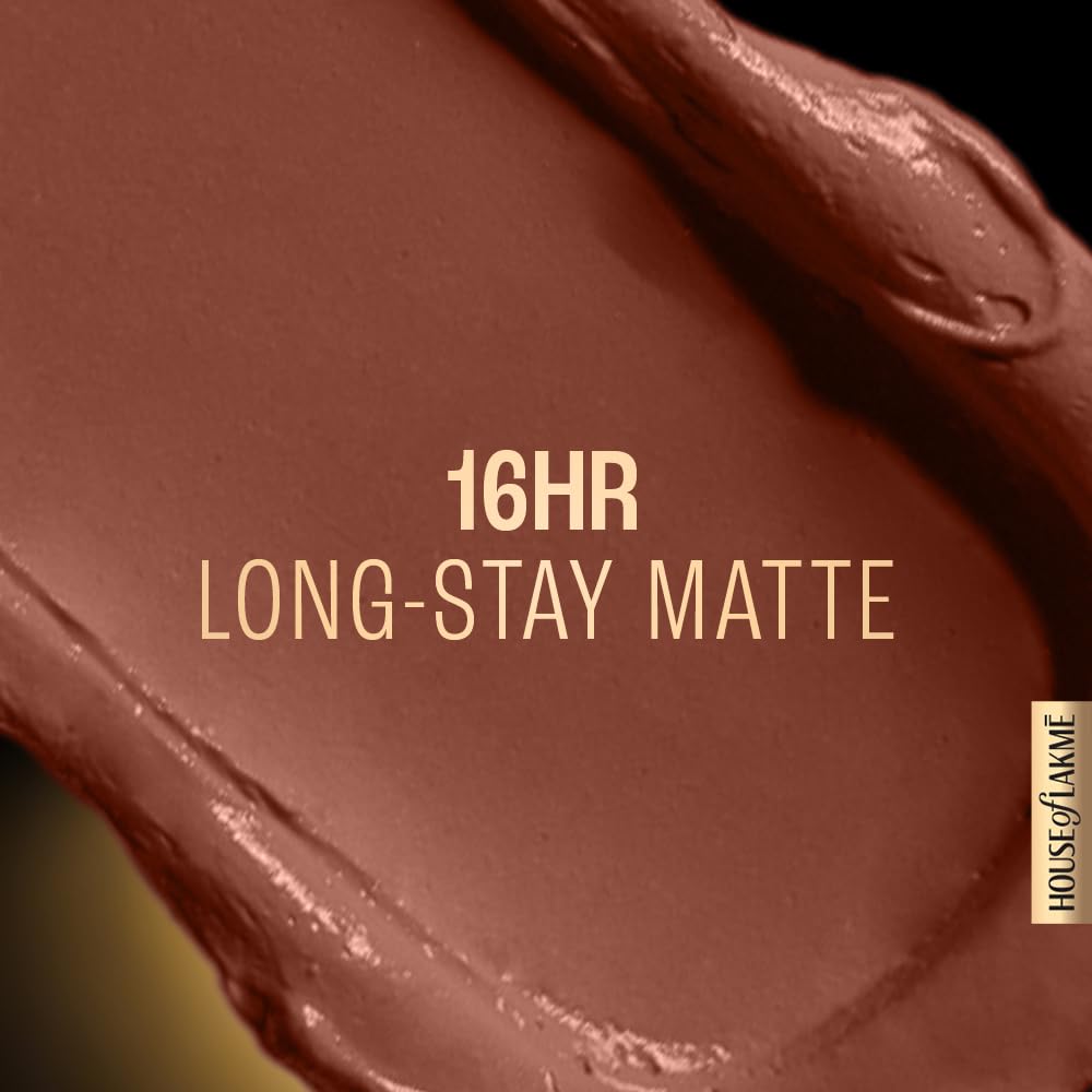 Lakmé Forever Matte Liquid Lip Colour, Nude Twist, 5.6 ml - View 6 of 8