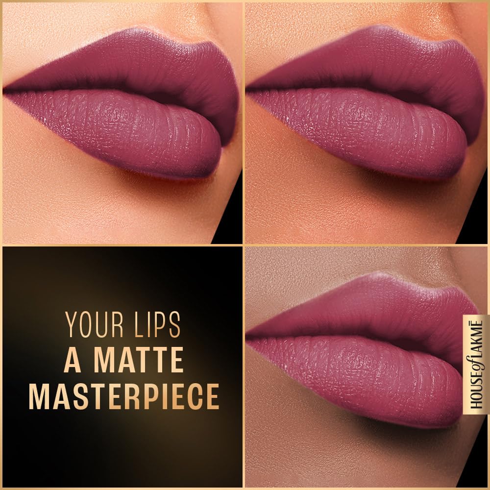 Lakmé Forever Matte Liquid Lip Colour, Pink Glam, 5.6 ml - View 5 of 8