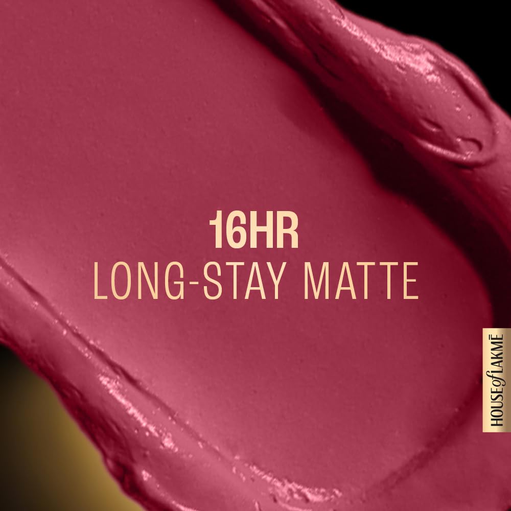 Lakmé Forever Matte Liquid Lip Colour, Pink Glam, 5.6 ml - View 6 of 8